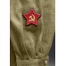 Гимнастерка летняя комначсостава Красной армии обр. 1941г., из оригинальной хлопчатобумажной ткани, изготовленной в 1940-1950-х годов